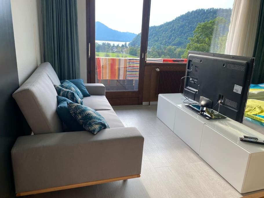 Schoene Ferienwohnung Mit Wolfgangseeblick Strobl Kültér fotó